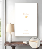 canvas personalized name family keepsake for grandparents