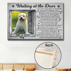Canvas Personalized Wall Art Personalized Design Sympathy Gift for Loss of Dog Poster Without Frame