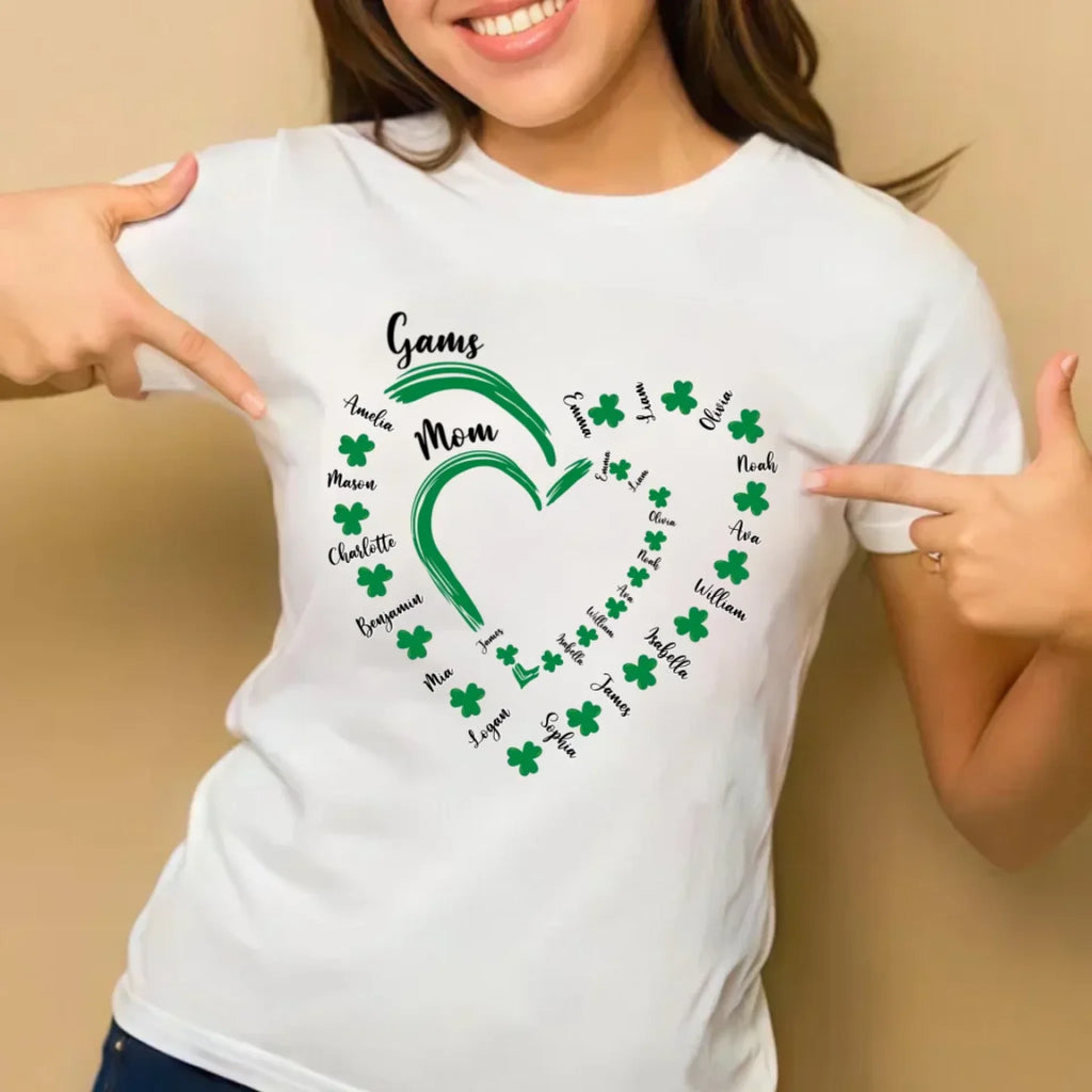 sweethearts of grandmas heart t shirt personalized design mothers day gift for grandma