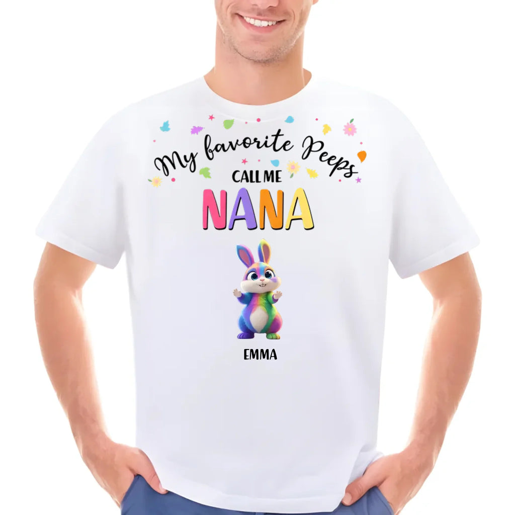 t shirt my favorite peeps call me grandma mothers day gift for grandma