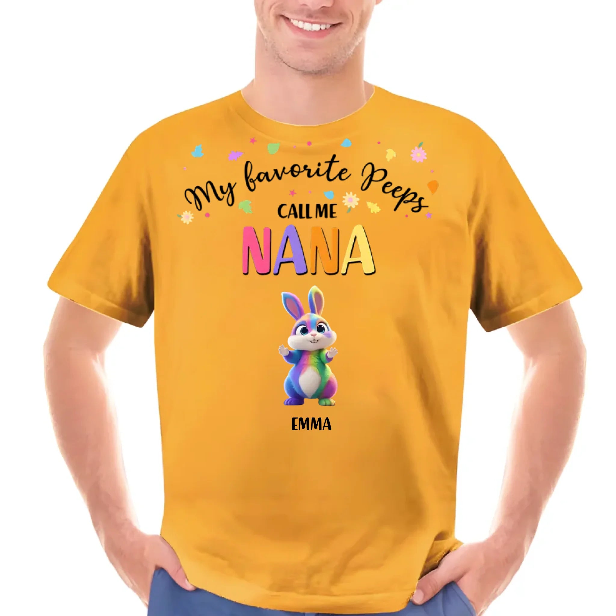 my favorite peeps call me grandma t shirt family keepsake for grandma