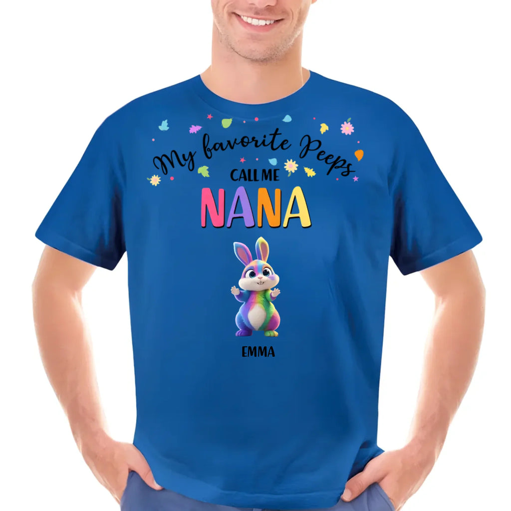 my favorite peeps call me grandma t shirt soft everyday wear family keepsake