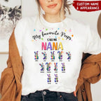 my favorite peeps call me grandma t shirt personalized gift for grandma