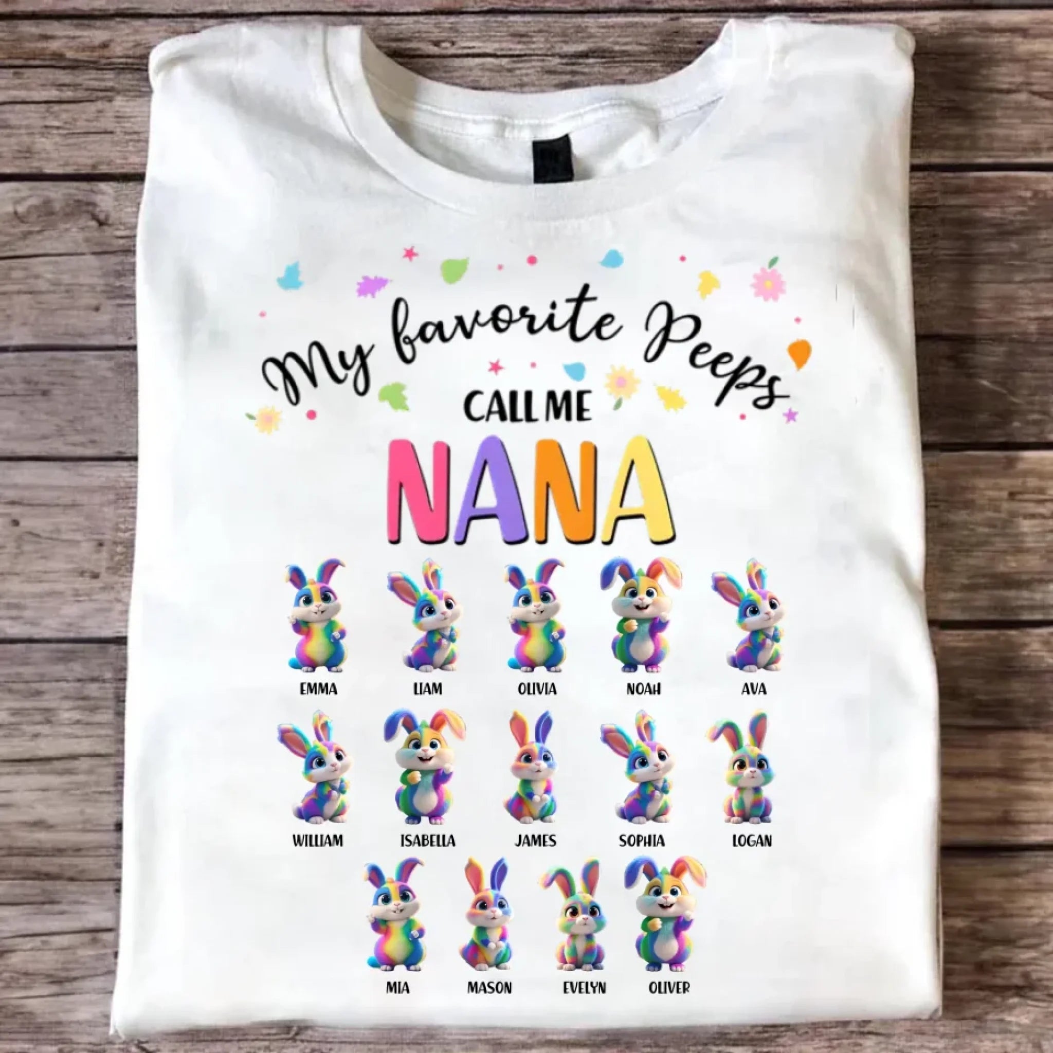 t shirt personalized design family keepsake for grandma