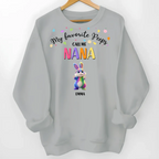 my favorite peeps call me grandma sweatshirt personalized gift for grandma