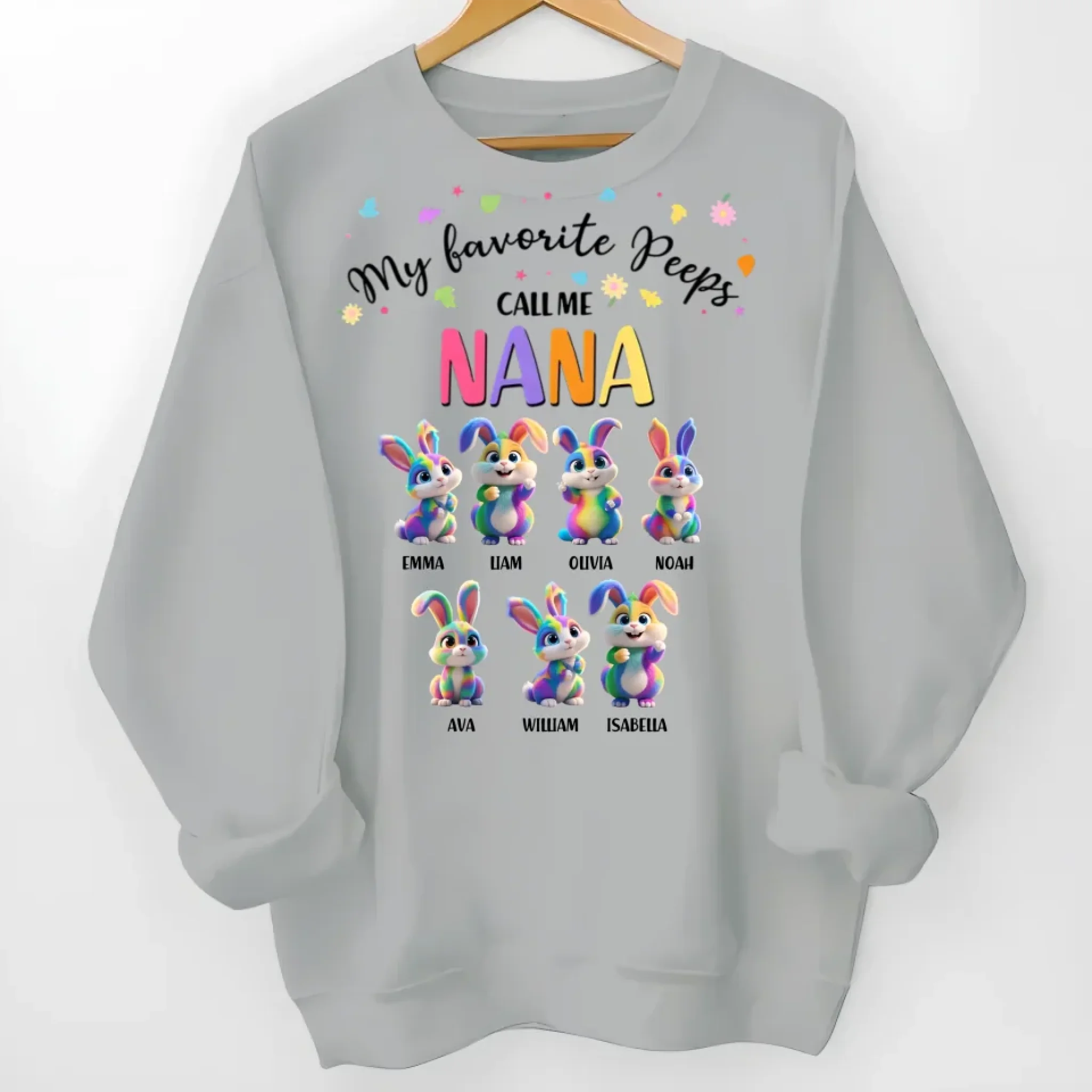 my favorite peeps call me grandma sweatshirt soft cozy wear mothers day gift for grandma