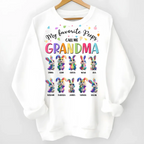 sweatshirt my favorite peeps call me grandma personalized design mothers day gift for grandma