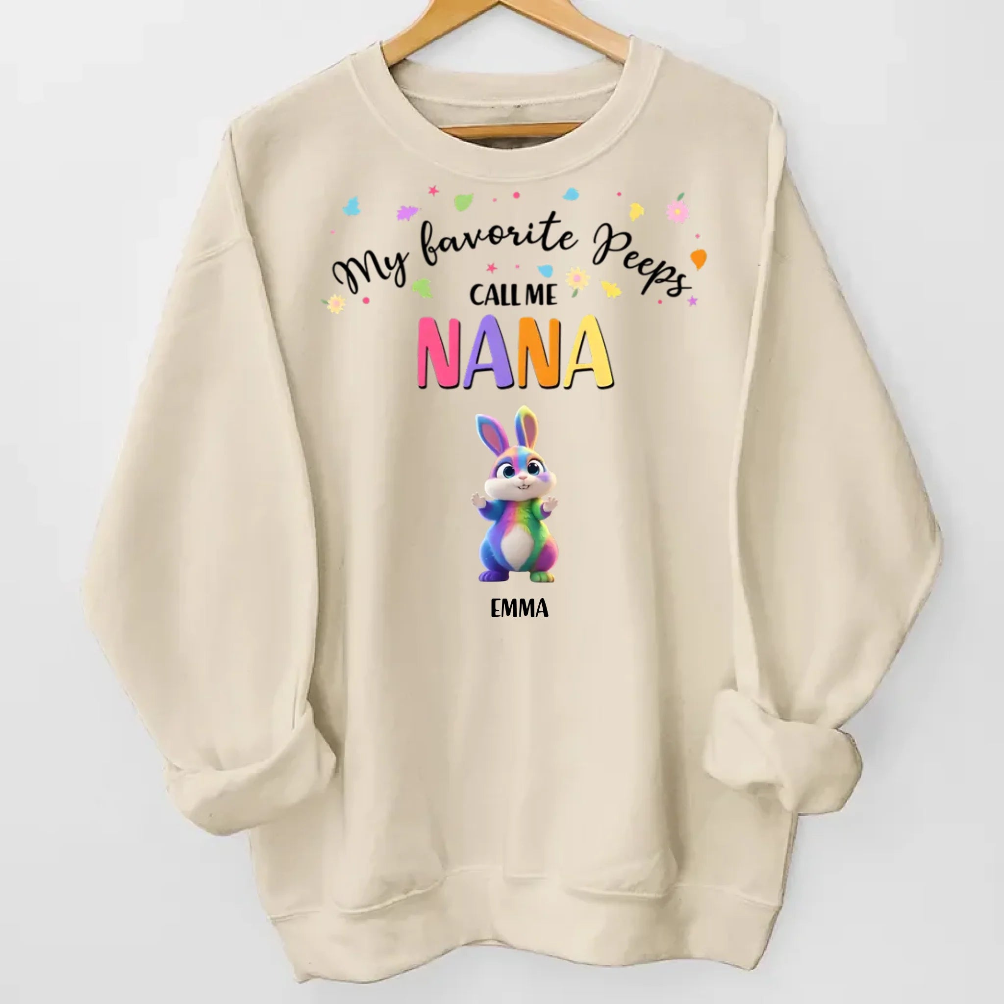 sweatshirt personalized design family keepsake for grandma
