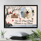 Plaque Personalized Photo Home Remembrance Gift for Loss of Dog Poster Without Frame