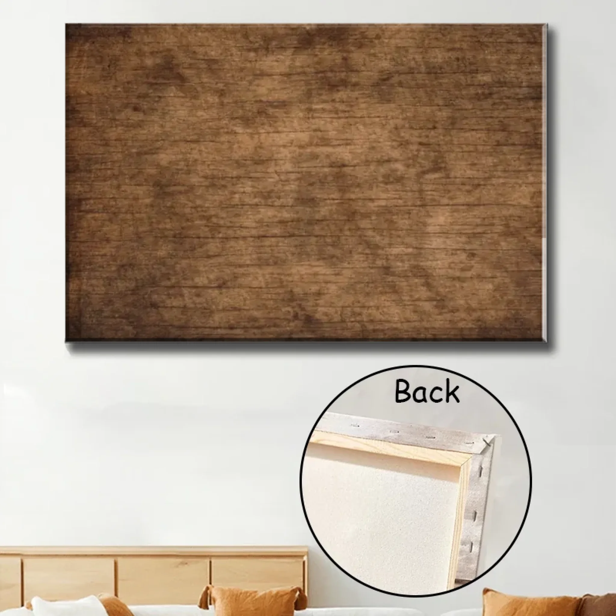 canvas with inner frame personalized design canvas or poster wooden