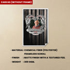 personalized photo with name canvas remembrance gift poster and canvas