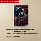 canvas unframed personalized design american football canvas wall art