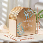 Personalized Wedding Card Box Arch Wedding Memory Box Wedding Gift for Couple