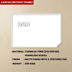 canvas or poster personalized design fathers day gift for grandpa meaningful wall art