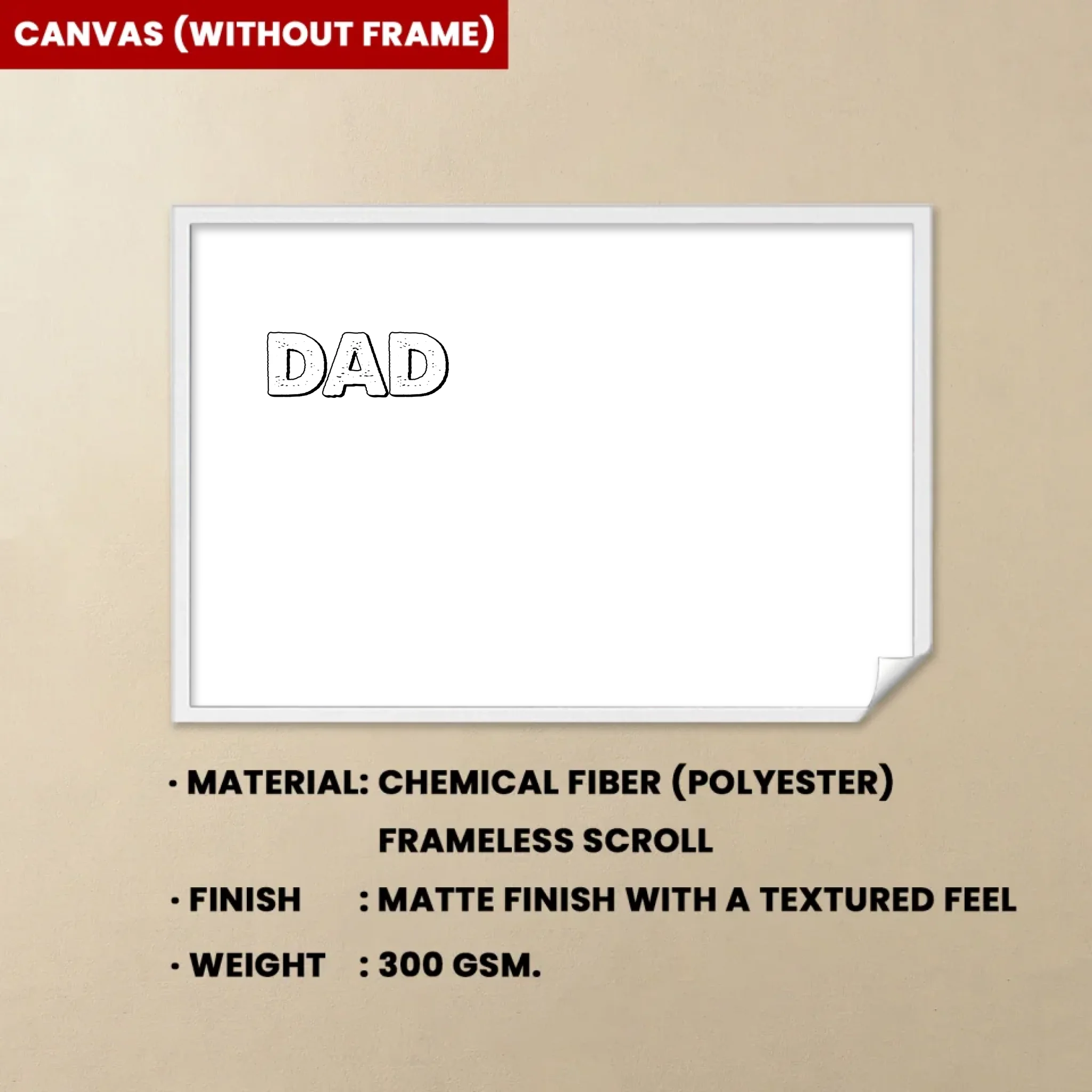 canvas or poster personalized design fathers day gift for grandpa meaningful wall art