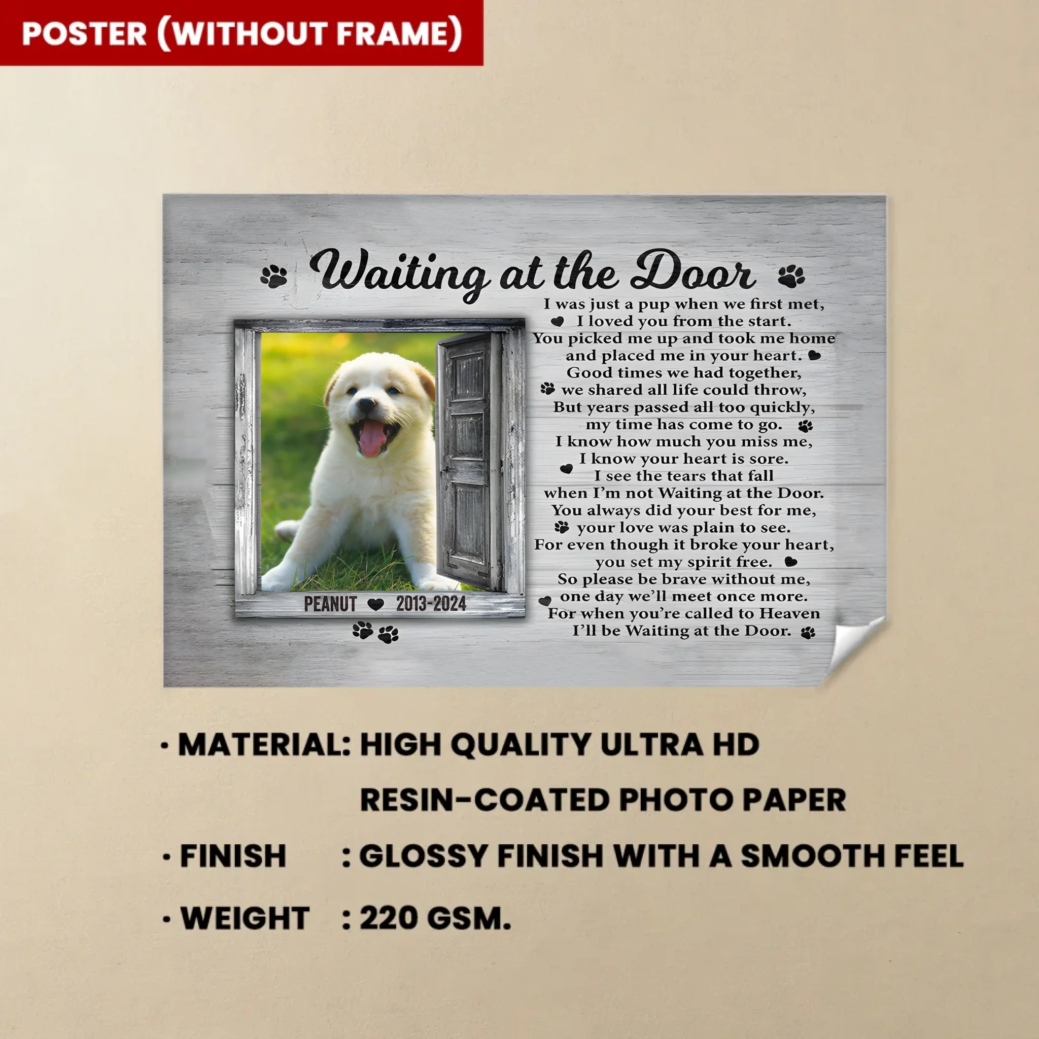 Personalized Wall Art Canvas Personalized Design Canvas With Frame