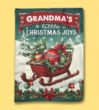 blanket made for grandmas heart personalized design christmas gift for grandma