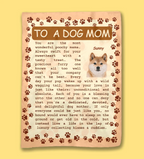 loss of dog gift blanket personalized photo comfort gift detail view