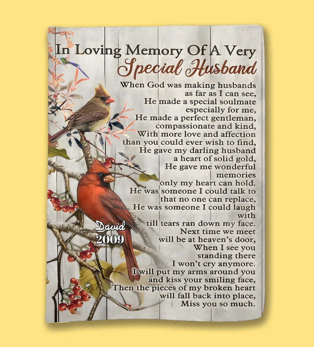 personalized design cardinal blanket comfort throw