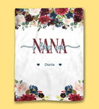 blanket grandma we love you personalized design christmas gift for grandma
