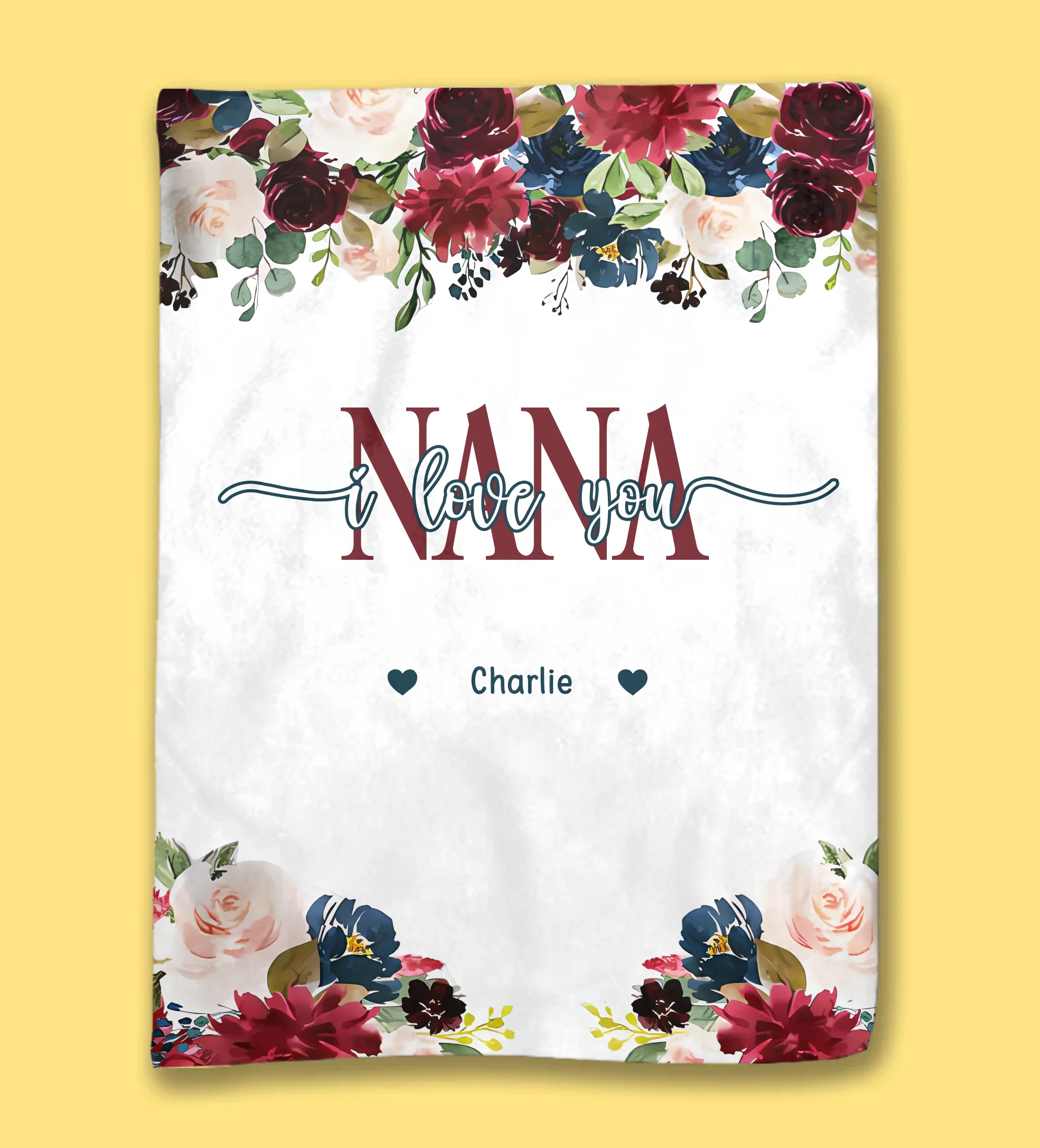 blanket grandma we love you personalized design christmas gift for grandma