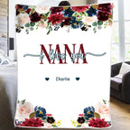 grandma we love you blanket personalized design christmas gift for grandma