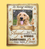 Blanket Flannel Personalized Photo Blanket Sympathy Gift for Loss of Dog