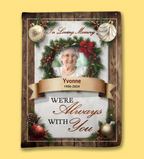 personalized photo blanket remembrance gift