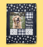 Blanket Flannel Personalized Photo Blanket Sympathy Gift for Loss of Dog