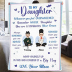 blanket personalized gift for daughter cozy nights main image
