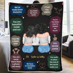 flannel blanket personalized design gift for best friend