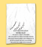 personalized design blanket memorial design