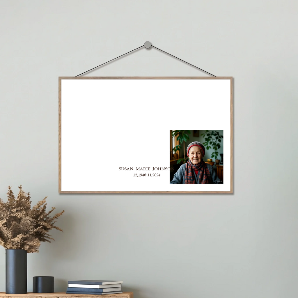 desk decoration personalized photo wooden style photo tribute