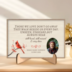 desk decoration personalized photo wooden style memorial keepsake table