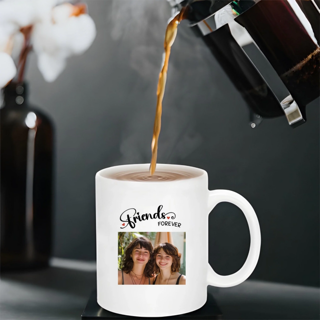 white mug personalized design ceramic