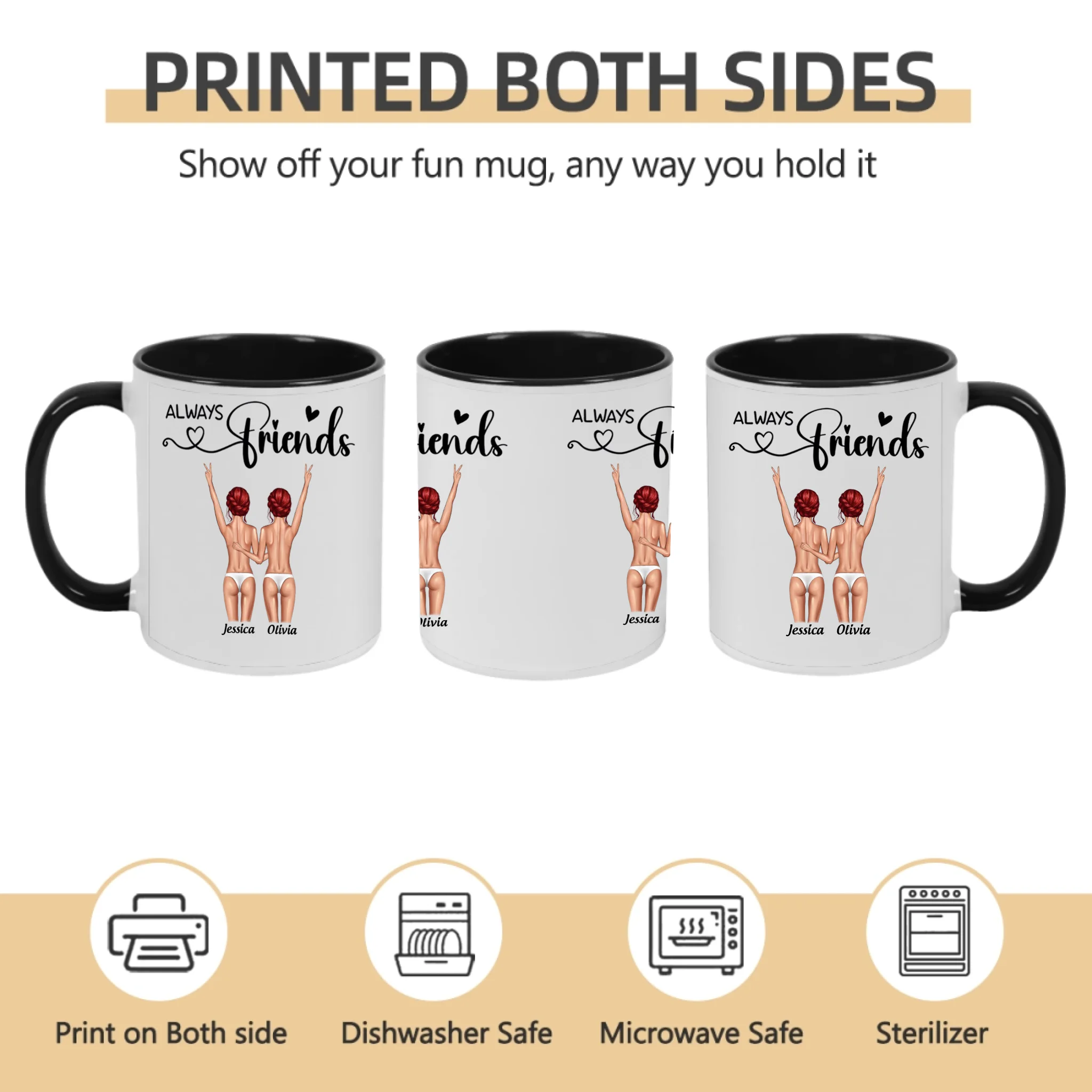 mug personalized design ceramic