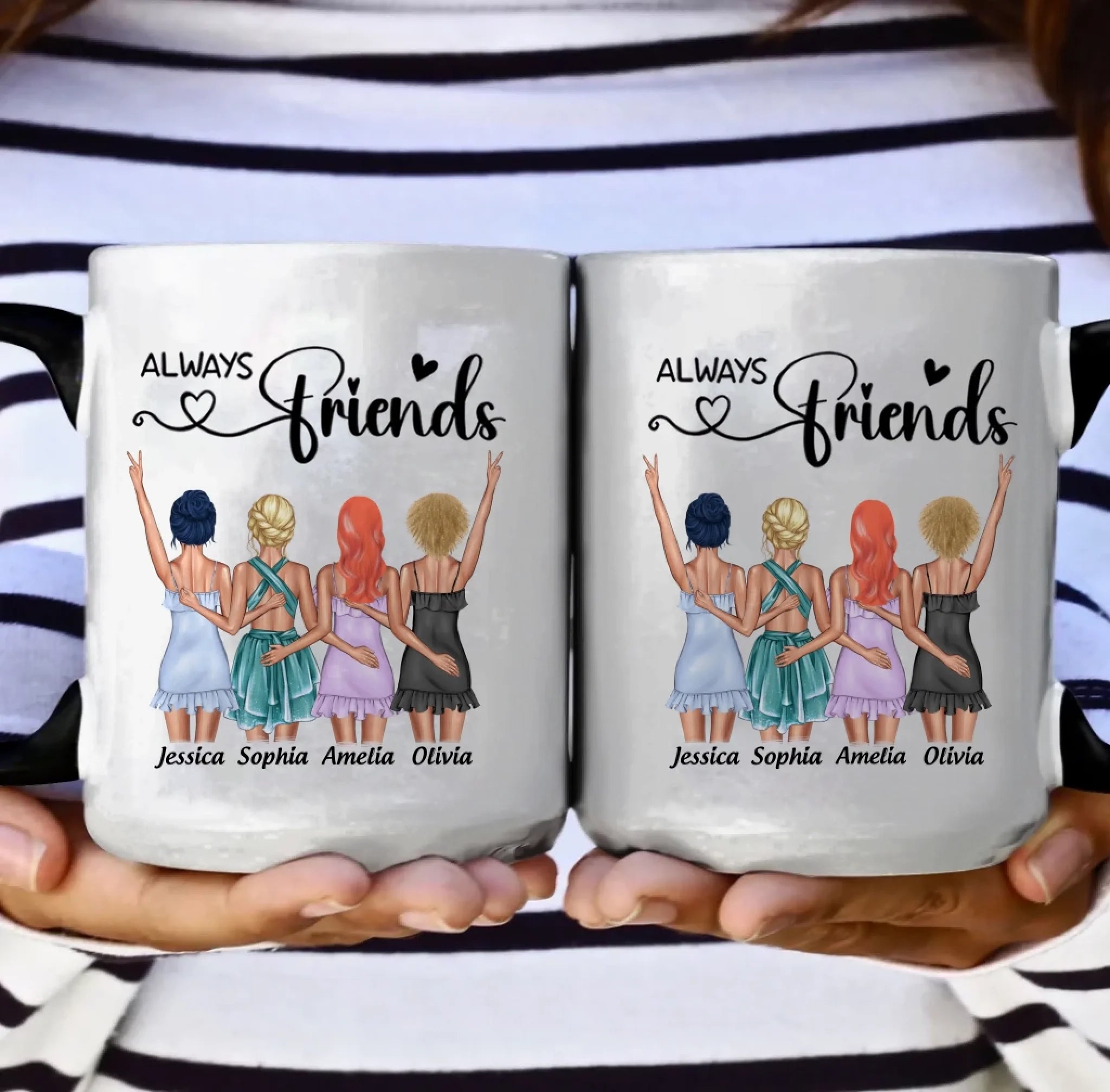red mug personalized design ceramic