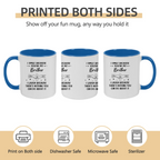 because brother black mug personalized design
