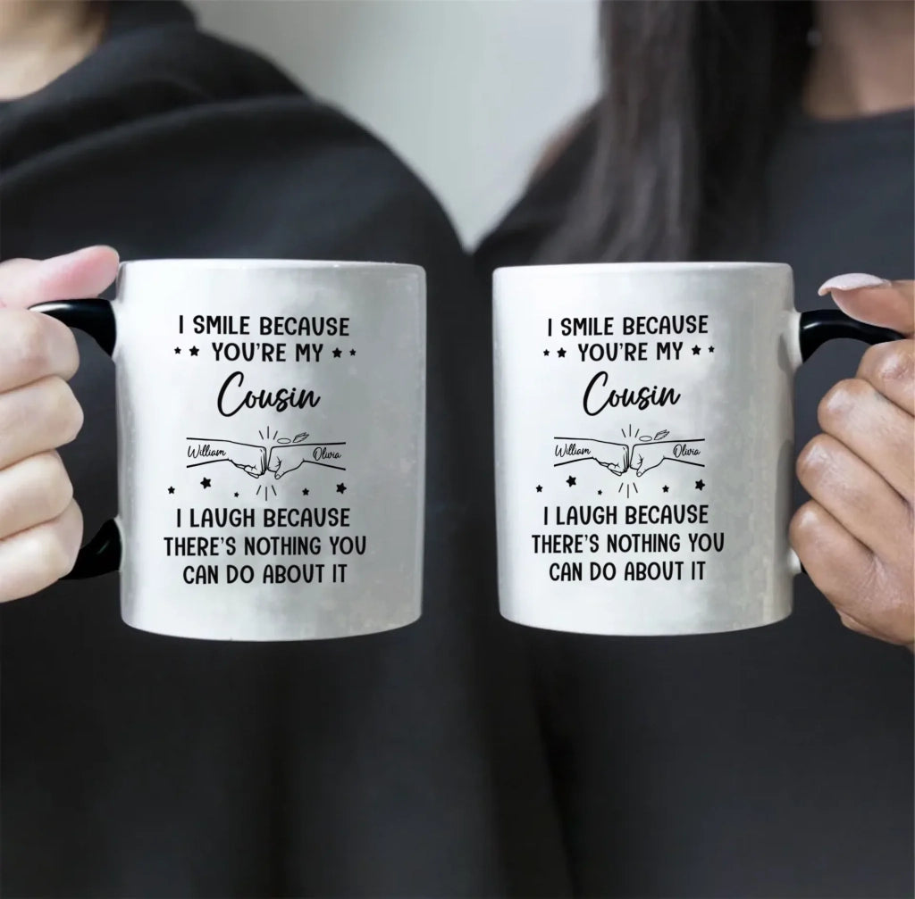 sky blue because brother black mug personalized design ceramic