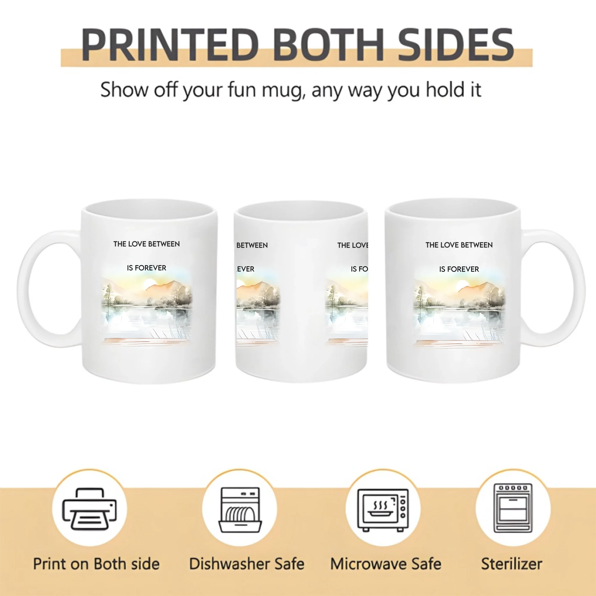 personalized design mug ceramic remembrance gift