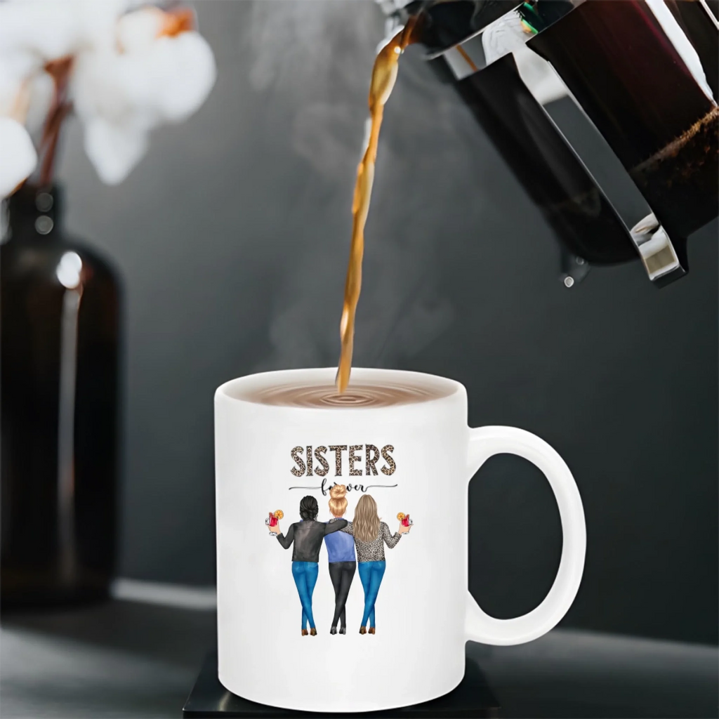 white mug personalized design ceramic