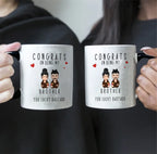 sky blue congrats being brother mug personalized design ceramic