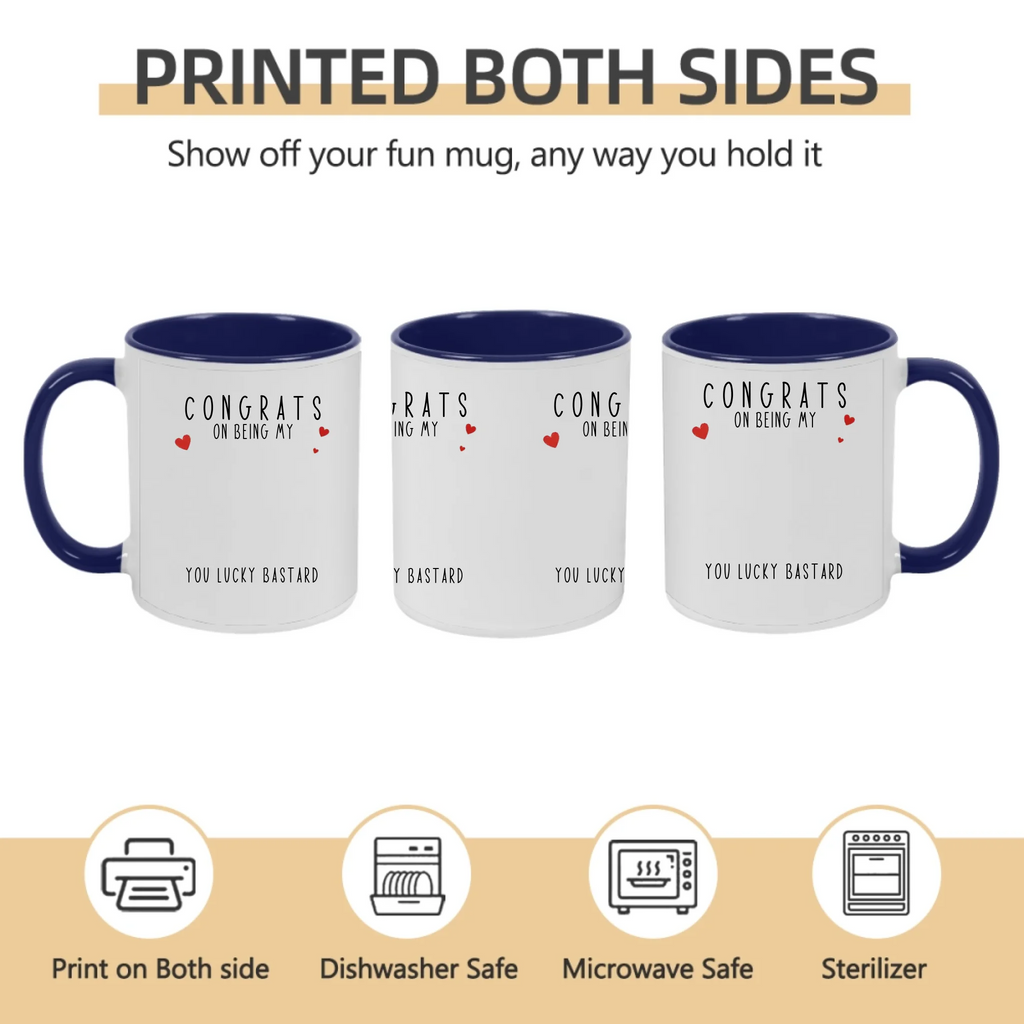 ceramic congrats being brother mug personalized design gift for brother