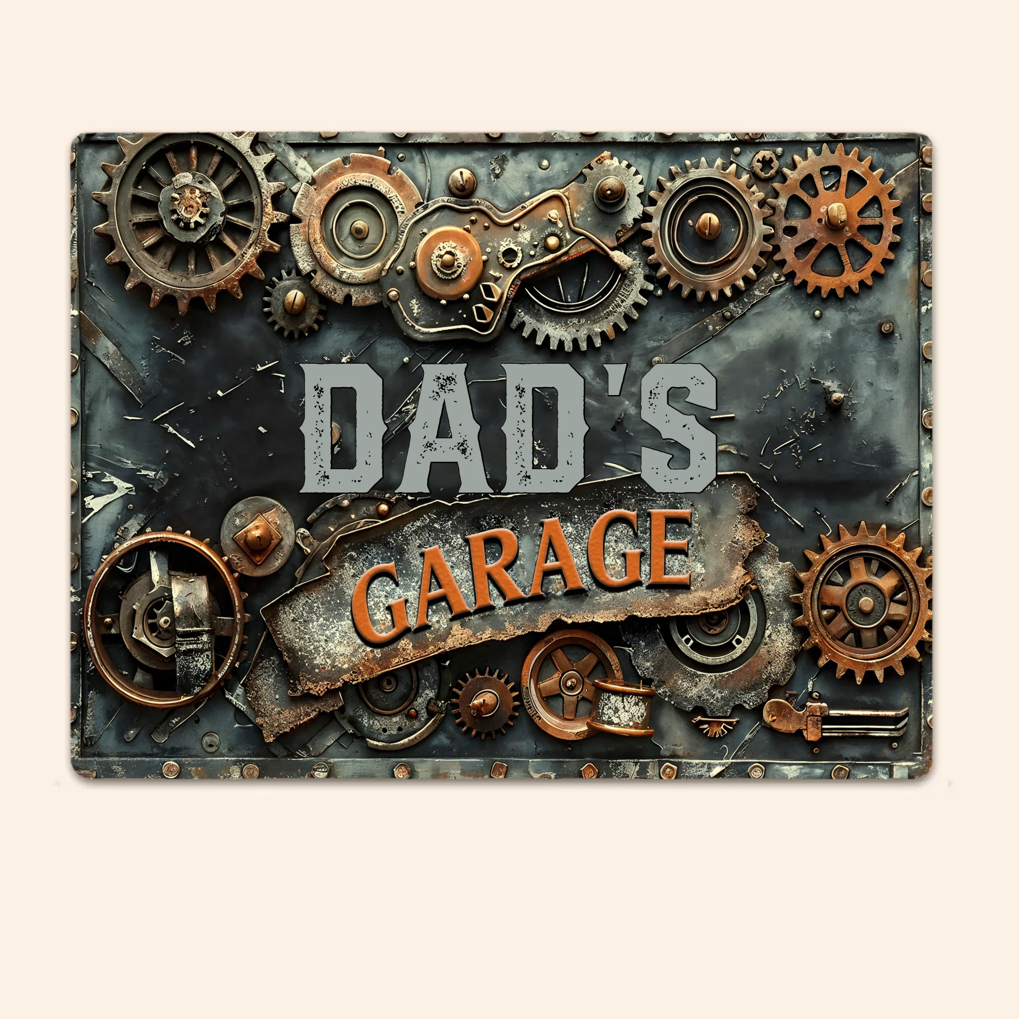 dad s garage custom title design custom gift for everyday use