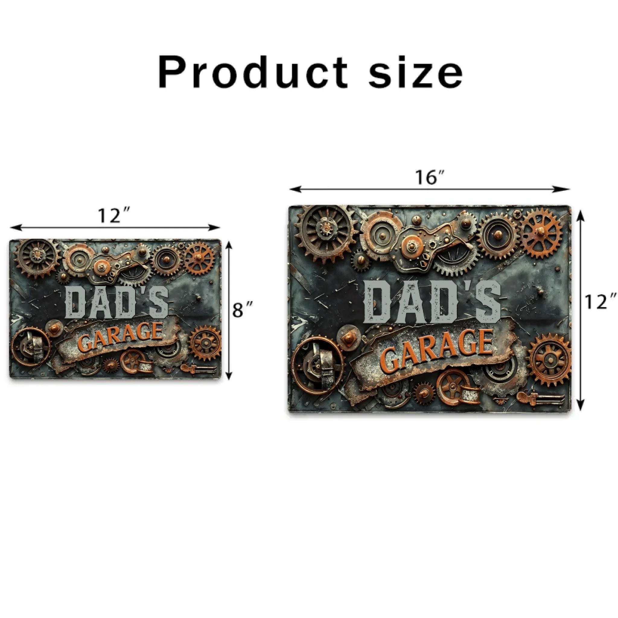 fathers day surprise custom gift for dad inspired by dad s garage custom title