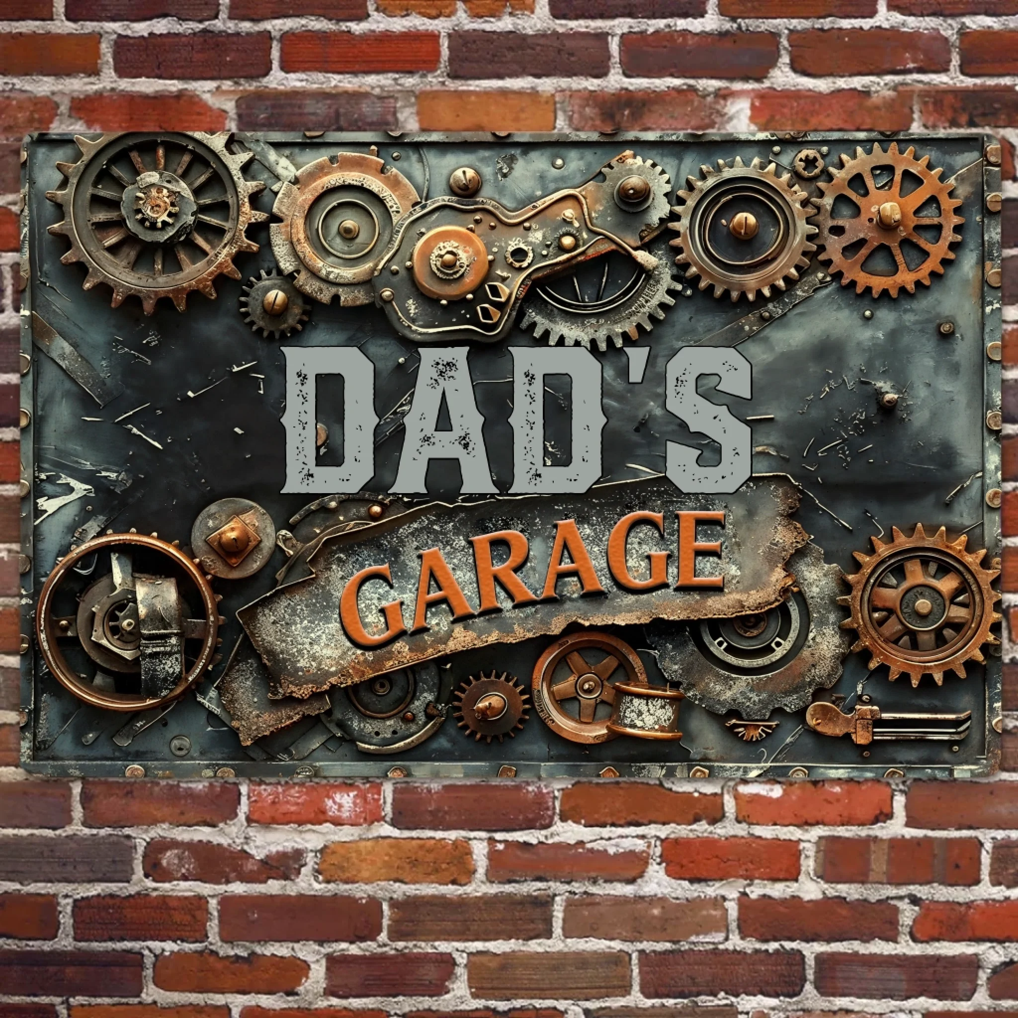 dad s garage custom title custom gift for dad personalized gift