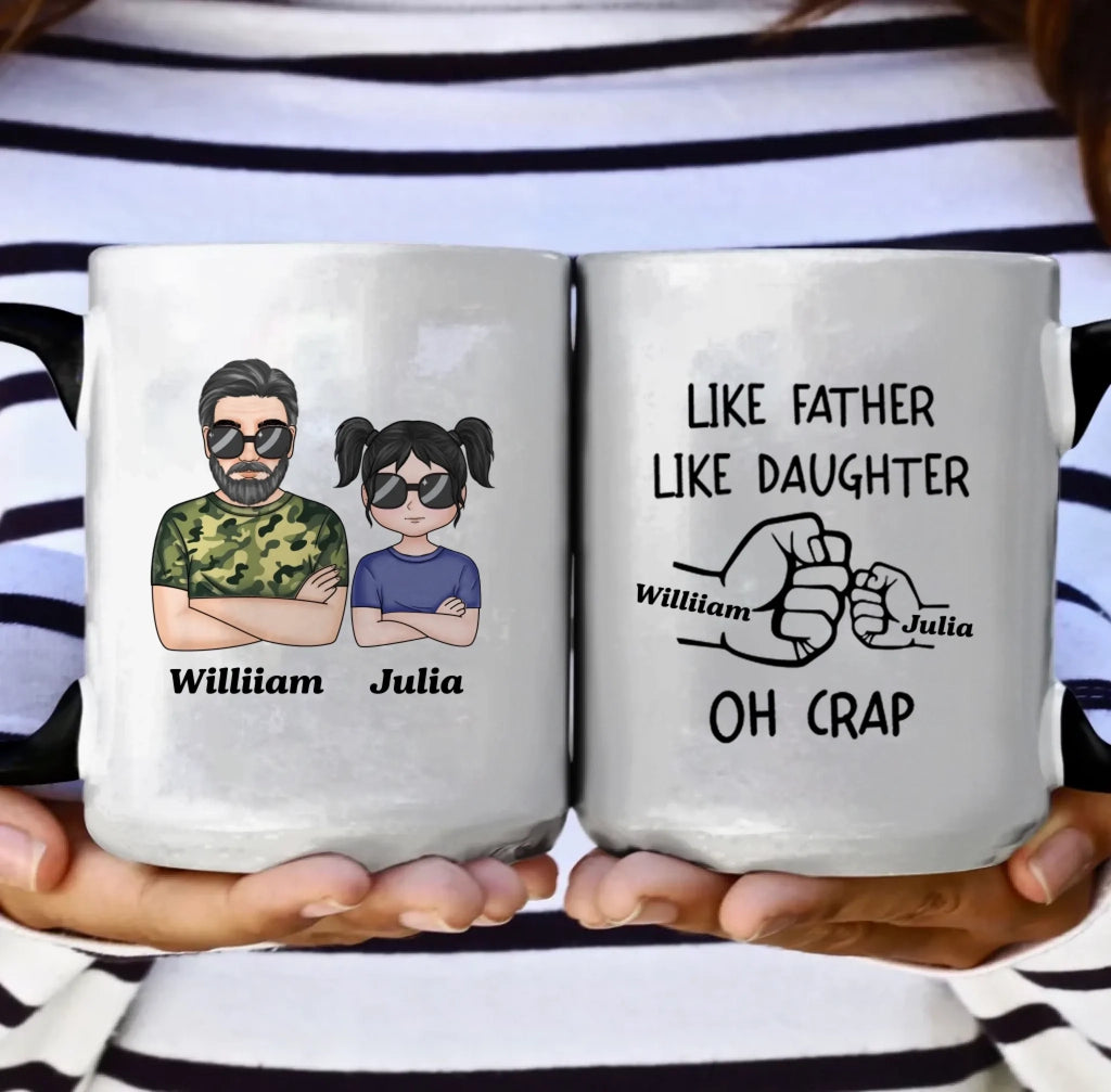 thoughtful mug for dad with custom detail