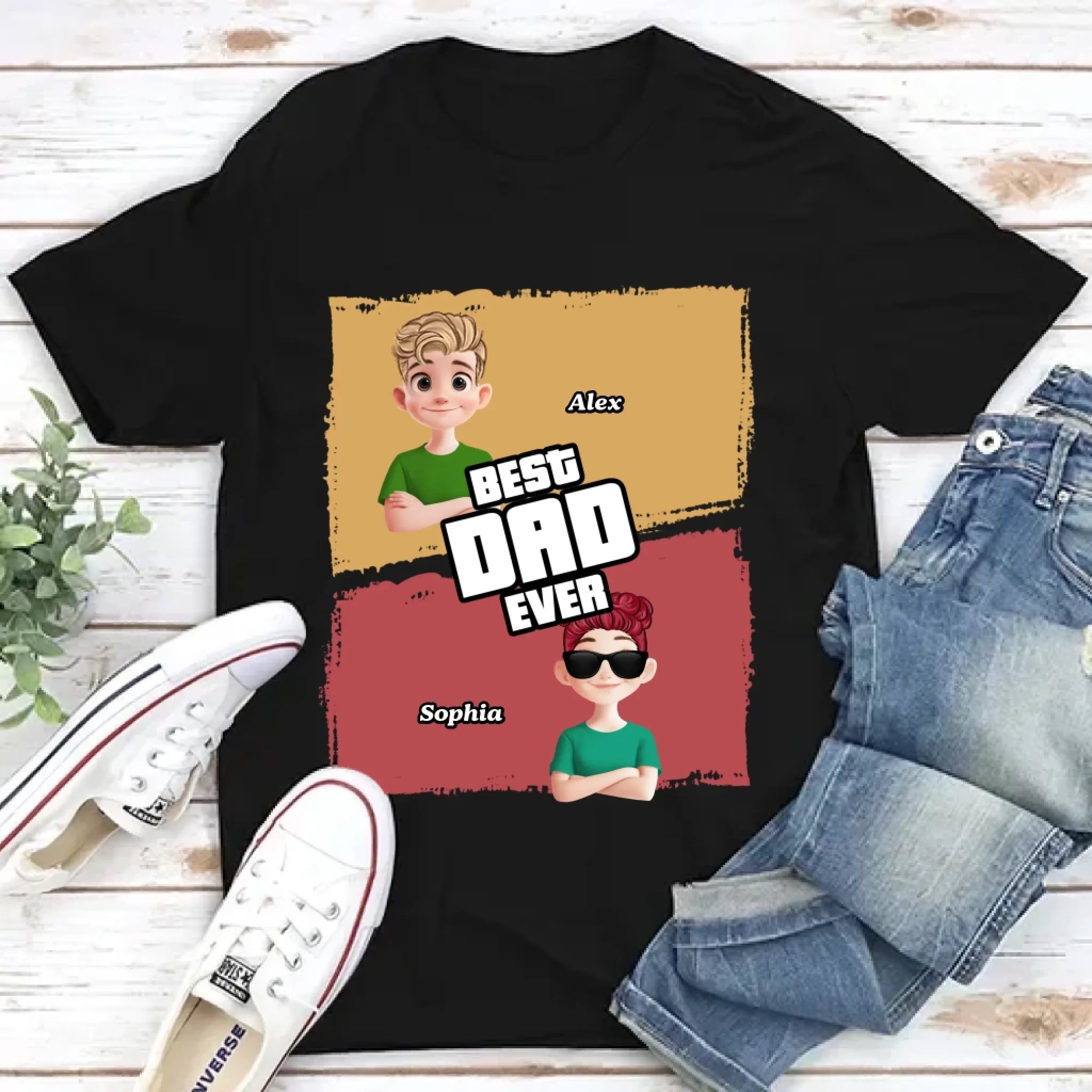t shirt personalized design family keepsake for grandpa