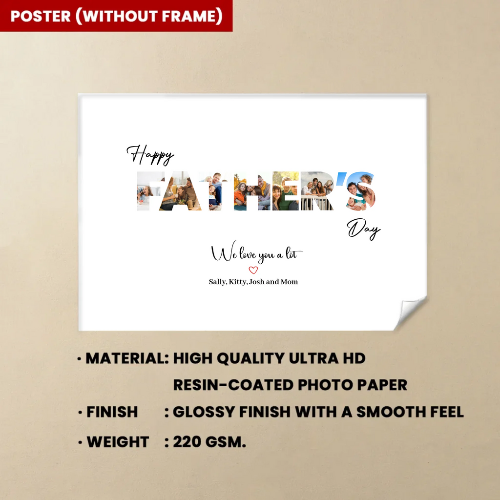happy father s day design custom gift for everyday use photo