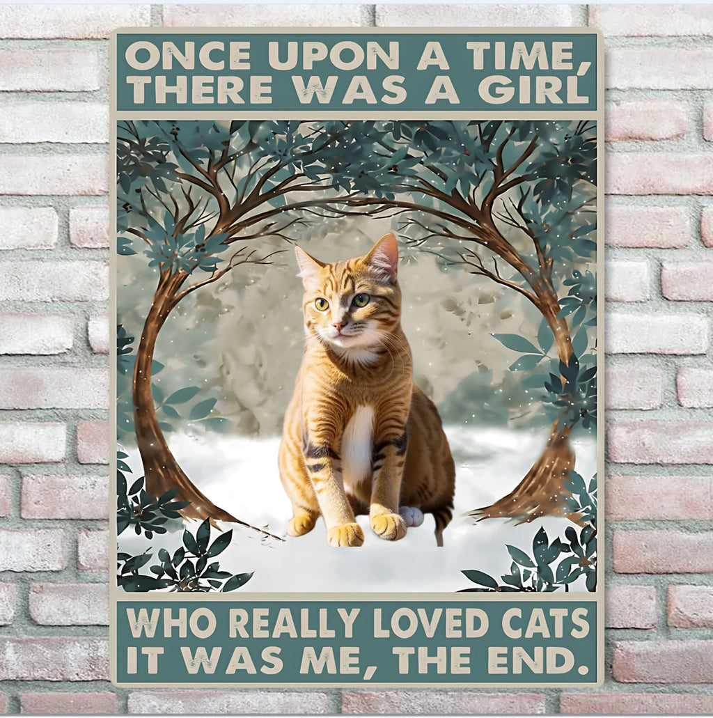 Metal Wall Plaque Custom Rustic Decor Personalized Pet Portrait for Home Display